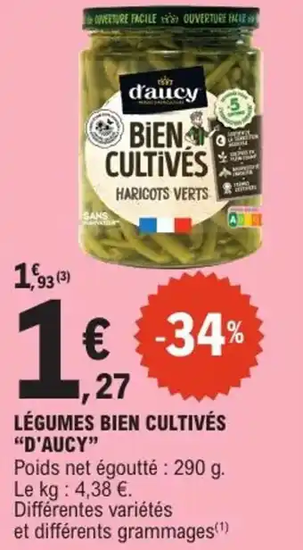 E.Leclerc Express Légumes bien cultivés d'aucy offre