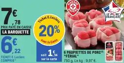 E.Leclerc Express 6 paupiettes de porc férial offre