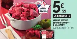 E.Leclerc Express Viande bovine : bourguignon à mijoter offre