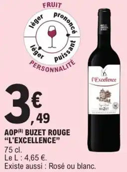 E.Leclerc Express Aop buzet rouge l'excellence offre