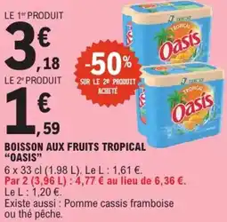 E.Leclerc Express Boisson aux fruits tropical oasis offre