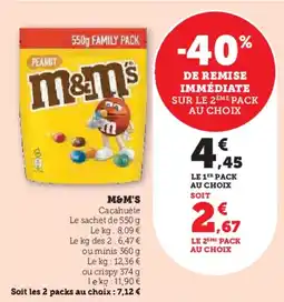 Hyper U M&m's offre