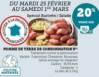 Hyper U Pomme de terre de consommation u offre