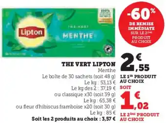 Hyper U The vert lipton offre