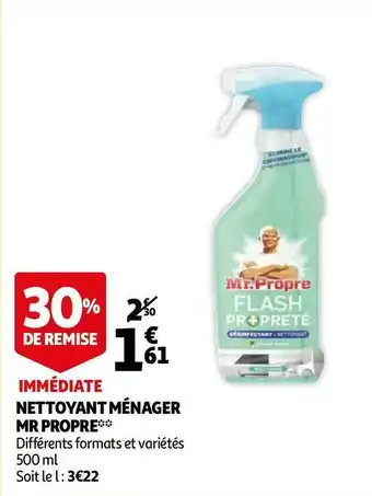 Auchan Mr propre nettoyant ménager* offre