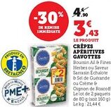 Hyper U Crêpes apéritives gavottes offre