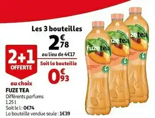 Auchan Fuze tea fuze tea offre