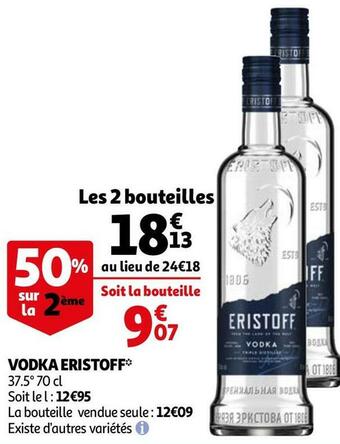 Auchan Eristoff vodka offre