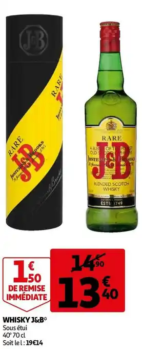 Auchan J&b whisky offre