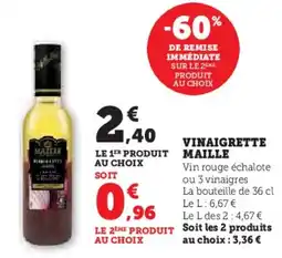 Hyper U Vinaigrette maille offre