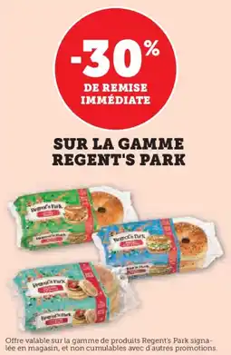 Hyper U Sur la gamme regent's park offre