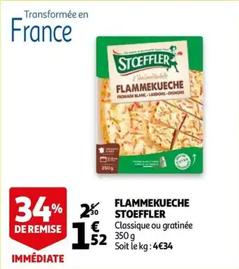 Auchan Stoeffler flammekueche offre