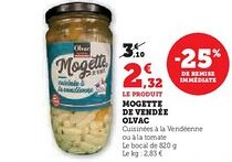 Hyper U Mogette de vendée olvac offre