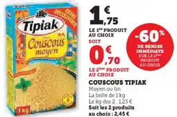 Hyper U Couscous tipiak offre