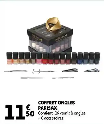 Auchan Coffret ongles parisax offre