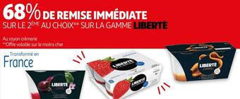 Auchan Liberté bon plan sur les produits de la marque liberté offre