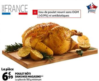 Auchan Poulet rôti dans nos magasins offre