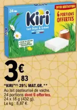 E.Leclerc "KIRI” 29% mat.gr. offre