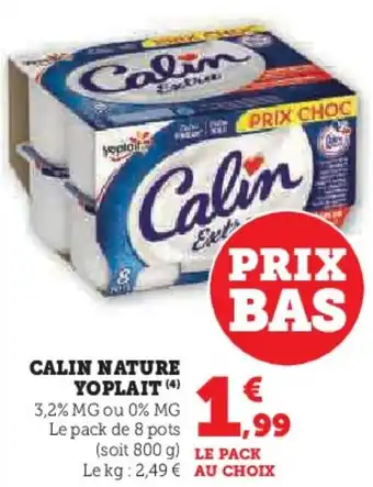 Hyper U Calin nature yoplait offre