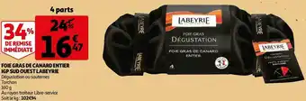 Labeyrie foie gras de canard entier igp sud ouest