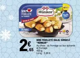 E.Leclerc “HÜNKAR” Mini feuilleté halal surgelé offre