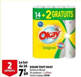 Auchan Okay essuie tout offre