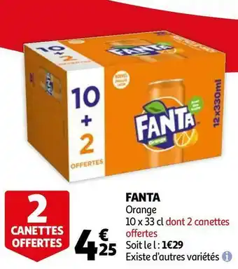 Auchan Fanta fanta offre