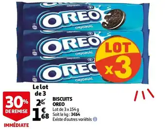Auchan Oreo biscuits offre