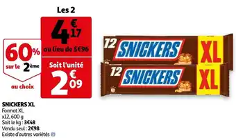 Snickers snickers xl