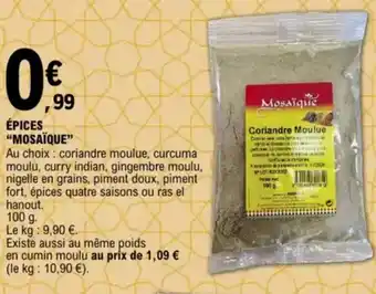 E.Leclerc "MOSAIQUE" Épices offre