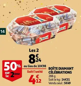 Boîte diamant célébrations