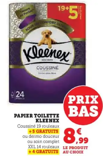 Hyper U Papier toilette kleenex offre