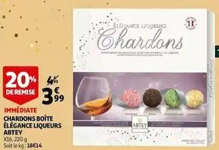 Abtey chardons boîte élégance liqueurs