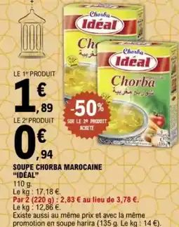 E.Leclerc "IDÉAL" Soupe chorba marocaine offre