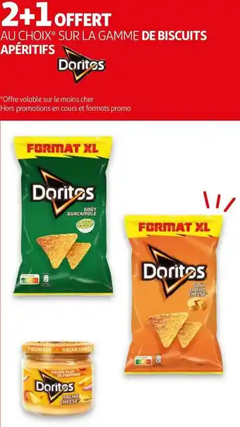 Auchan Doritos bon plan sur les biscuits apéritifs de la marque doritos offre