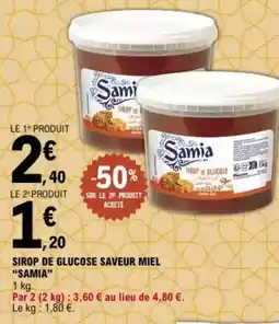 E.Leclerc "SAMIA” Sirop de glucose saveur miel offre