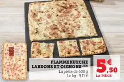 Hyper U Flammekueche lardons et oignons offre