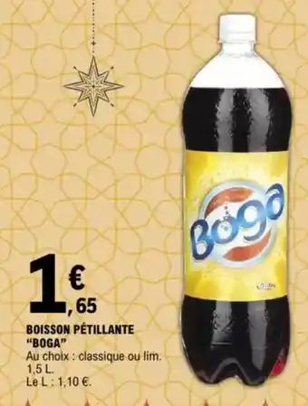 E.Leclerc "BOGA" Boisson pétillante offre