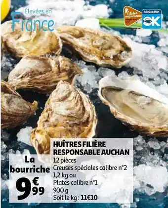 Auchan huîtres