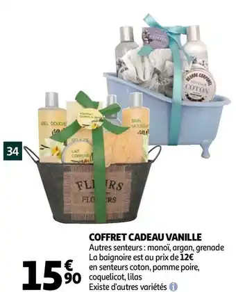Auchan Coffret cadeau vanille offre