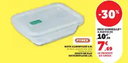 Hyper U Boite alimentaire, existe en plat rectangulaire offre