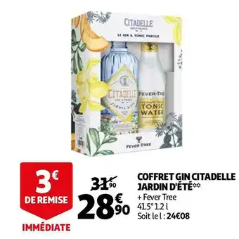 Coffret gin citadelle jardin d'été