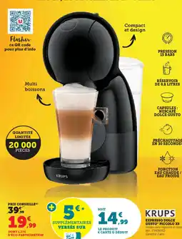 U Express KRUPS Expresso dolce gusto® piccolo xs offre