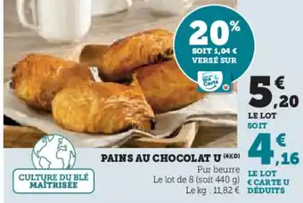 U Express U Pains au chocolat offre