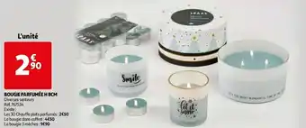 Auchan Bougie parfumée h 8cm offre