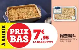 U Express Parmentier de saumon offre