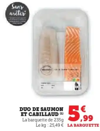 U Express Duo de saumon et cabillaud offre