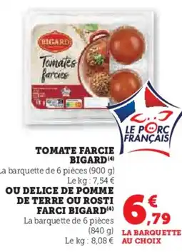 U Express BIGARD Tomate farcie offre