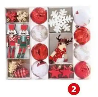 Auchan Lot 30 ornements offre