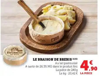 U Express Le braison de brebis offre